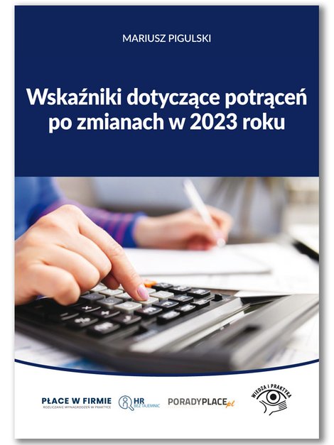ebooki: Wskaźniki dotyczące potrąceń po zmianach w 2023 roku – ebooki