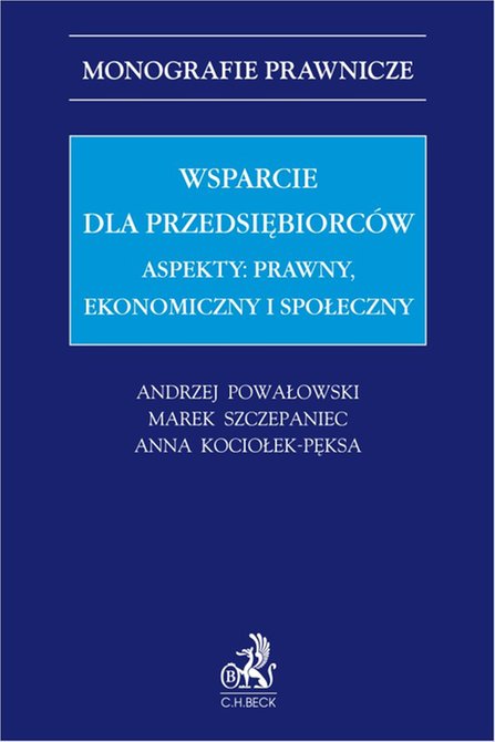 ebooki: Wsparcie dla przedsiębiorców. Aspekty: prawny, ekonomiczny i społeczny – ebook