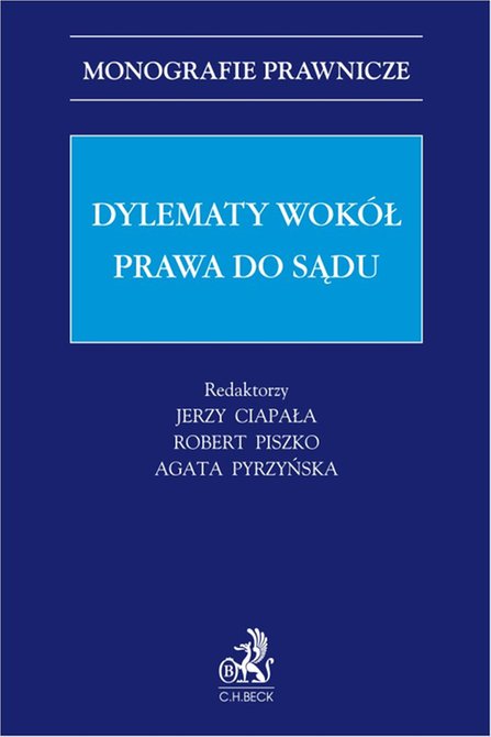 ebooki: Dylematy wokół prawa do sądu – ebook
