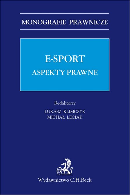 ebooki: E-sport. Aspekty prawne – ebook