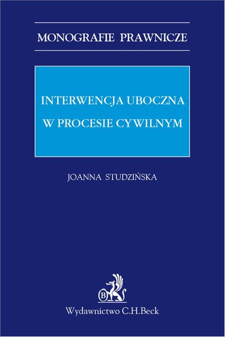 ebooki: Interwencja uboczna w procesie cywilnym – ebook