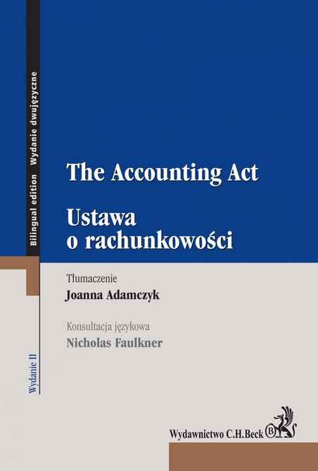ebooki: Ustawa o rachunkowości. The Accounting Act – ebook