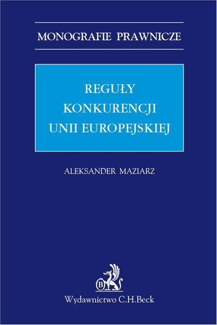 ebooki: Reguły konkurencji Unii Europejskiej – ebook