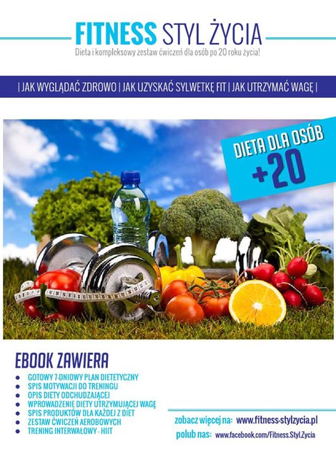 ebooki: Fitness Styl Życia. Dieta dla osób +20 – ebook