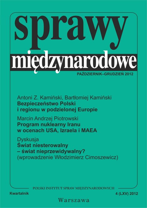 e-prasa: Sprawy międzynarodowe 4/2012 – eprasa