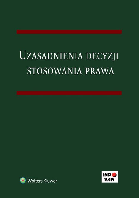 ebooki: Uzasadnienia decyzji stosowania prawa – ebook