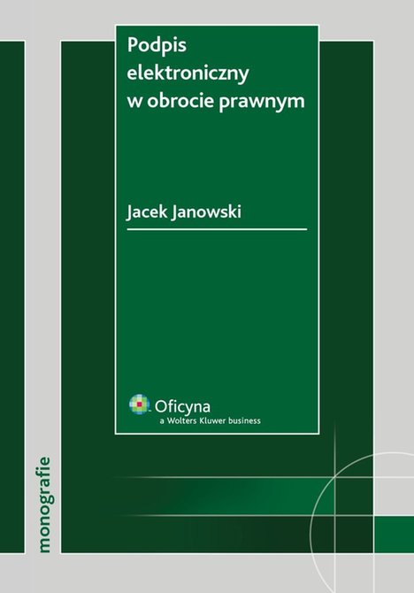 ebooki: Podpis elektroniczny w obrocie prawnym – ebook