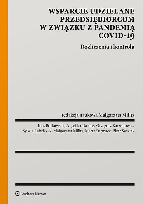 ebooki: Wsparcie udzielane przedsiębiorcom w związku z pandemią COVID-19 – ebook
