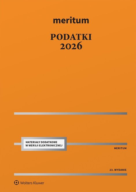 ebooki: Meritum Podatki 2026 – ebook