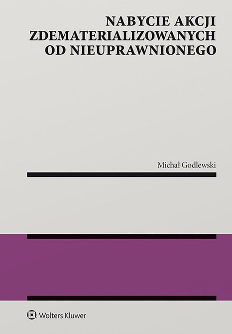 ebooki: Nabycie akcji zdematerializowanych od nieuprawnionego – ebook