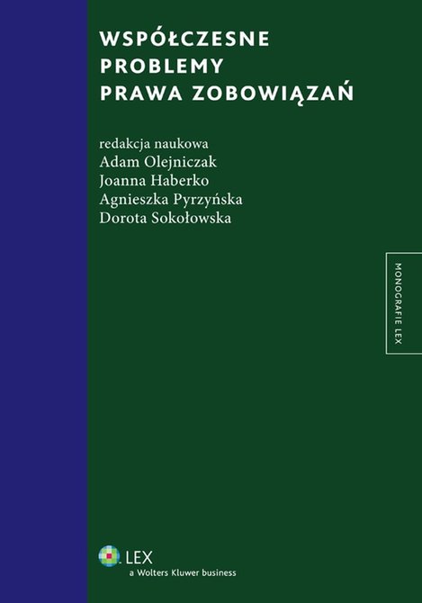 ebooki: Współczesne problemy prawa zobowiązań – ebook