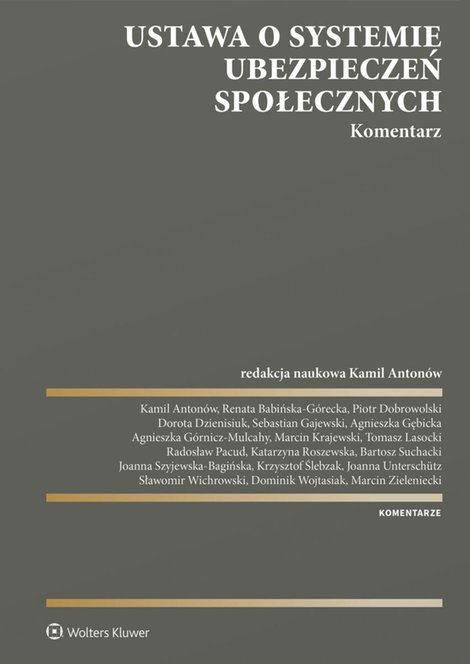 ebooki: Ustawa o systemie ubezpieczeń społecznych. Komentarz – ebook