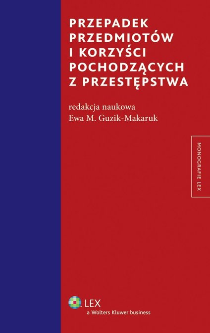 ebooki: Przepadek przedmiotów i korzyści pochodzących z przestępstwa – ebook