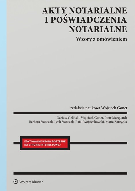 ebooki: Akty notarialne i poświadczenia notarialne. Wzory z omówieniem – ebook