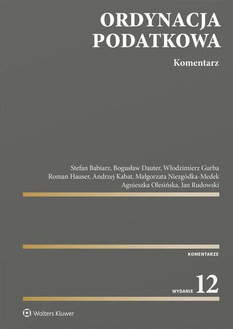 ebooki: Ordynacja podatkowa. Komentarz – ebook