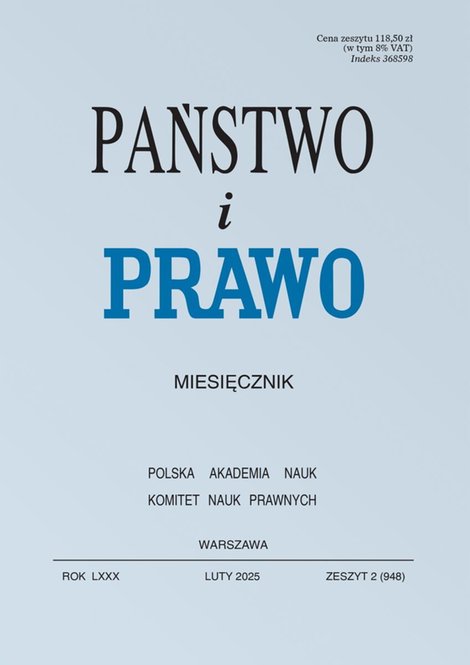 ebooki: Państwo i Prawo. Numer 2/2025 – ebook