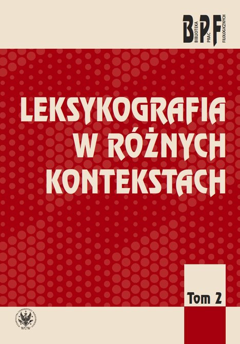 ebooki: Leksykografia w różnych kontekstach. Tom 2 – ebook