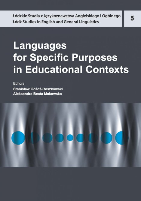 ebooki: Languages for Specific Purposes in Educational Contexts – ebook
