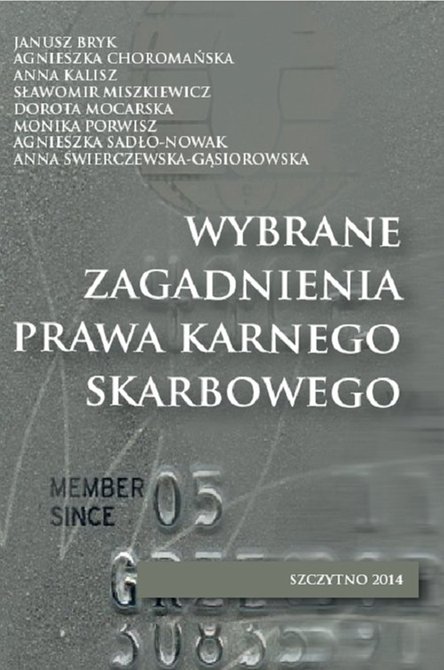 ebooki: Wybrane zagadnienia prawa karnego skarbowego – ebook