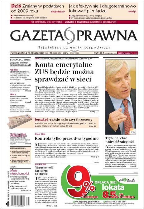 e-prasa: Dziennik Gazeta Prawna – e-wydanie – 199/2008