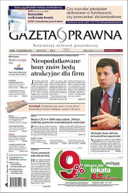 e-prasa: Dziennik Gazeta Prawna – e-wydanie – 202/2008
