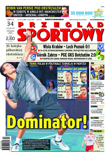 e-prasa: Przegląd Sportowy – e-wydanie – 257/2012