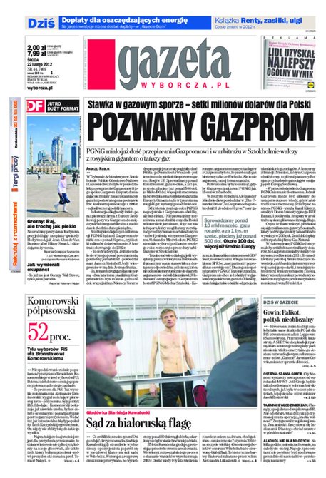 e-prasa: Gazeta Wyborcza - Rzeszów – e-wydanie – 44/2012