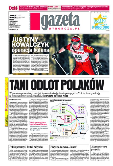 e-prasa: Gazeta Wyborcza - Rzeszów – e-wydanie – 67/2012
