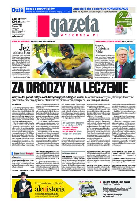 e-prasa: Gazeta Wyborcza - Rzeszów – e-wydanie – 72/2012