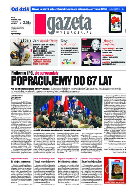 e-prasa: Gazeta Wyborcza - Rzeszów – e-wydanie – 76/2012