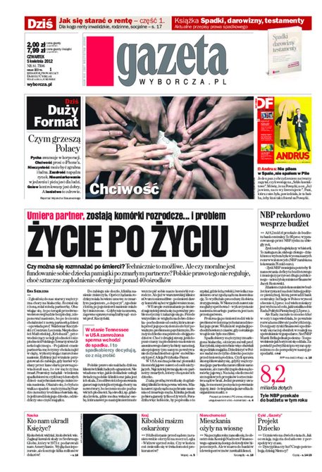 e-prasa: Gazeta Wyborcza - Rzeszów – e-wydanie – 81/2012