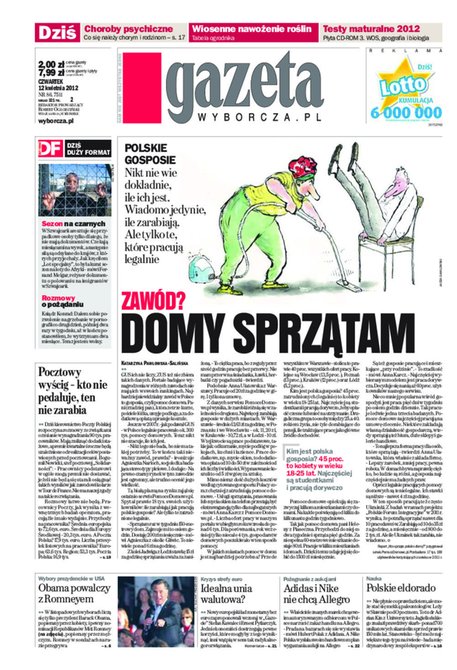 e-prasa: Gazeta Wyborcza - Rzeszów – e-wydanie – 86/2012