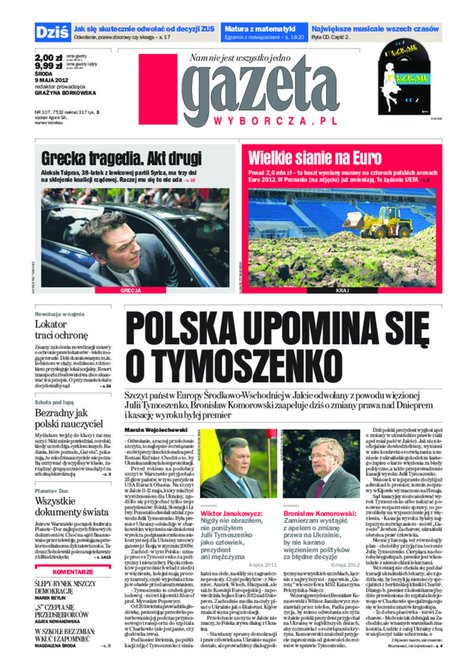 e-prasa: Gazeta Wyborcza - Rzeszów – e-wydanie – 107/2012