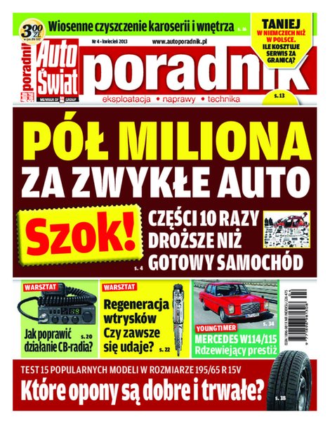 e-prasa: Auto Świat Poradnik - numery archiwalne – e-wydanie – 4/2013