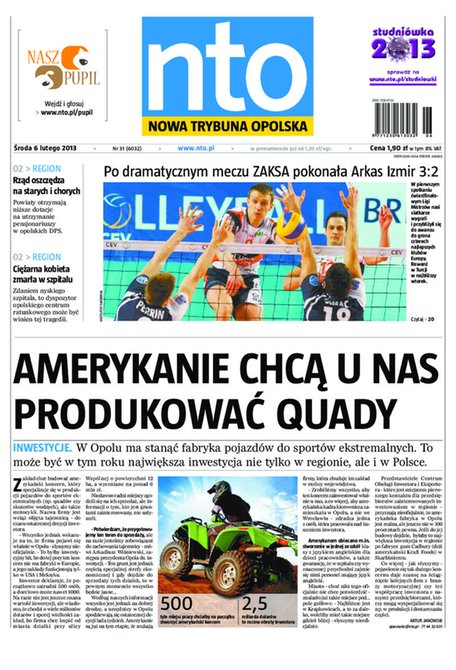 e-prasa: Nowa Trybuna Opolska – e-wydanie – 31/2013
