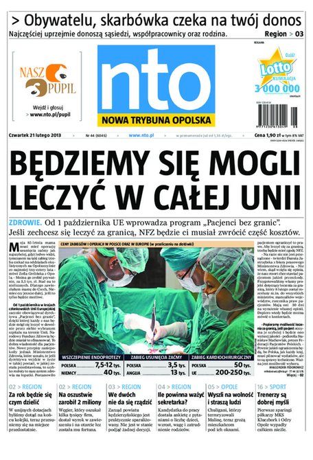 e-prasa: Nowa Trybuna Opolska – e-wydanie – 44/2013