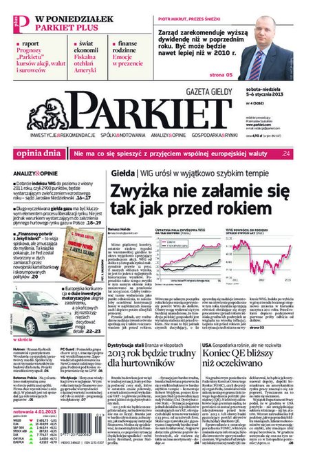 e-prasa: Parkiet – e-wydanie – 4/2013