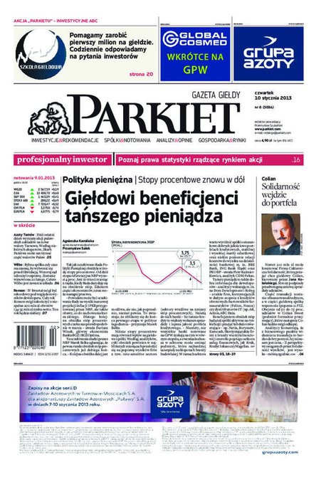 e-prasa: Parkiet – e-wydanie – 8/2013