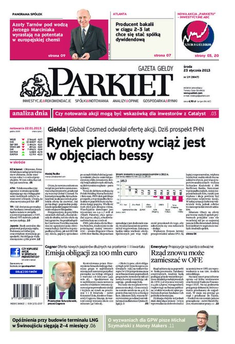 e-prasa: Parkiet – e-wydanie – 19/2013
