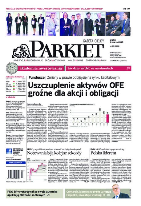 e-prasa: Parkiet – e-wydanie – 57/2013