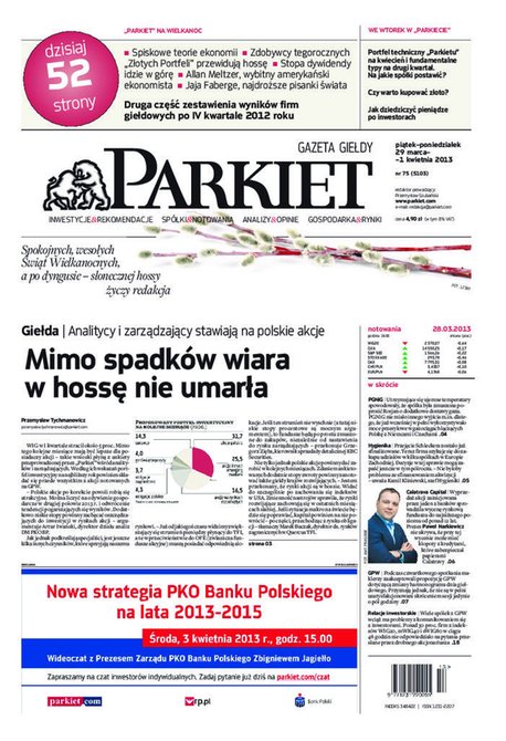 e-prasa: Parkiet – e-wydanie – 75/2013