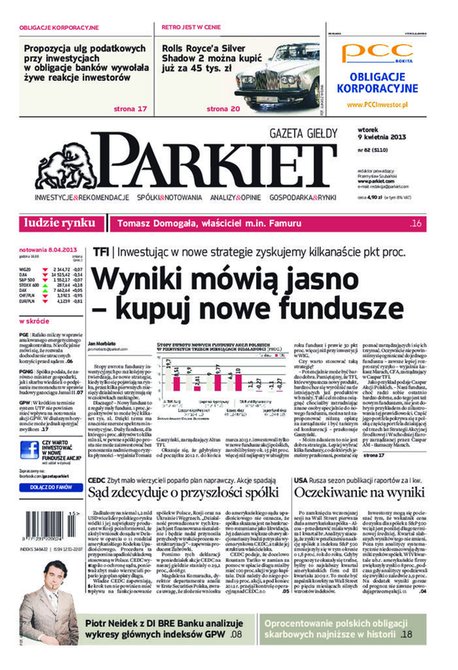 e-prasa: Parkiet – e-wydanie – 82/2013
