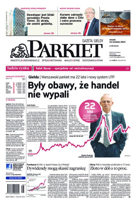 e-prasa: Parkiet – e-wydanie – 88/2013