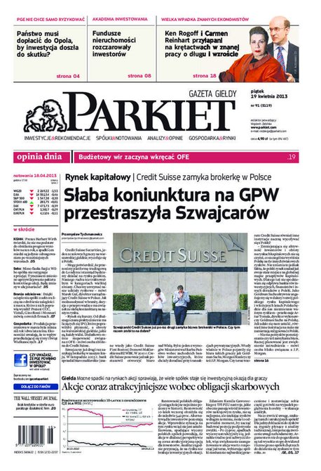e-prasa: Parkiet – e-wydanie – 91/2013