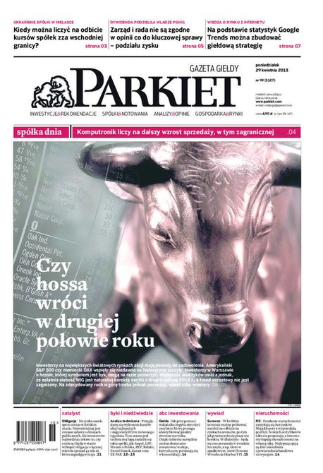 e-prasa: Parkiet – e-wydanie – 99/2013