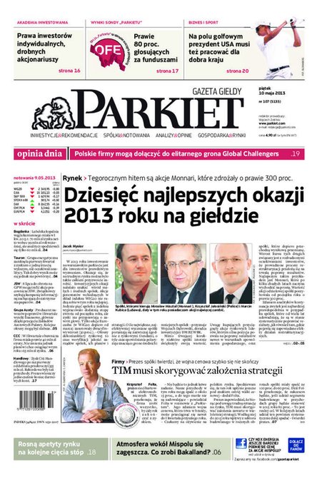 e-prasa: Parkiet – e-wydanie – 107/2013