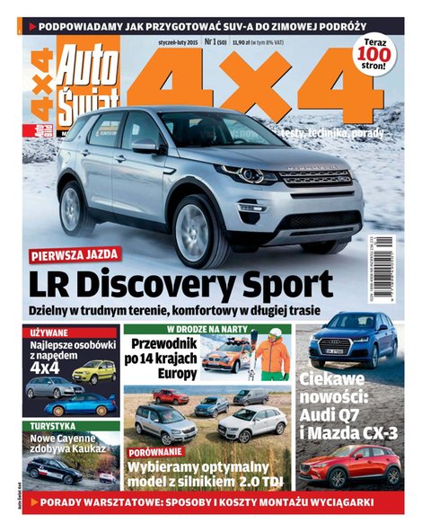 e-prasa: Auto Świat 4x4 – e-wydanie – 1/2015