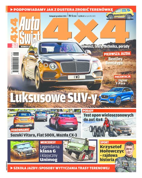 e-prasa: Auto Świat 4x4 – e-wydanie – 6/2015