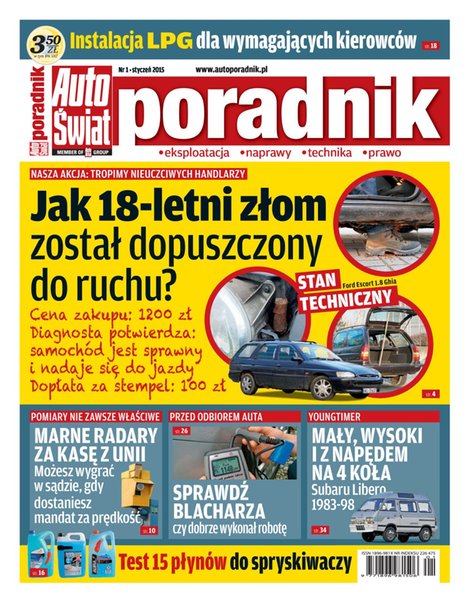 e-prasa: Auto Świat Poradnik - numery archiwalne – e-wydanie – 1/2015