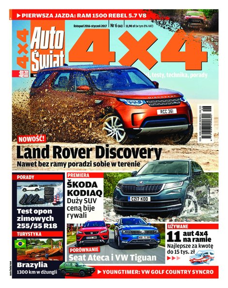 e-prasa: Auto Świat 4x4 – e-wydanie – 6/2016